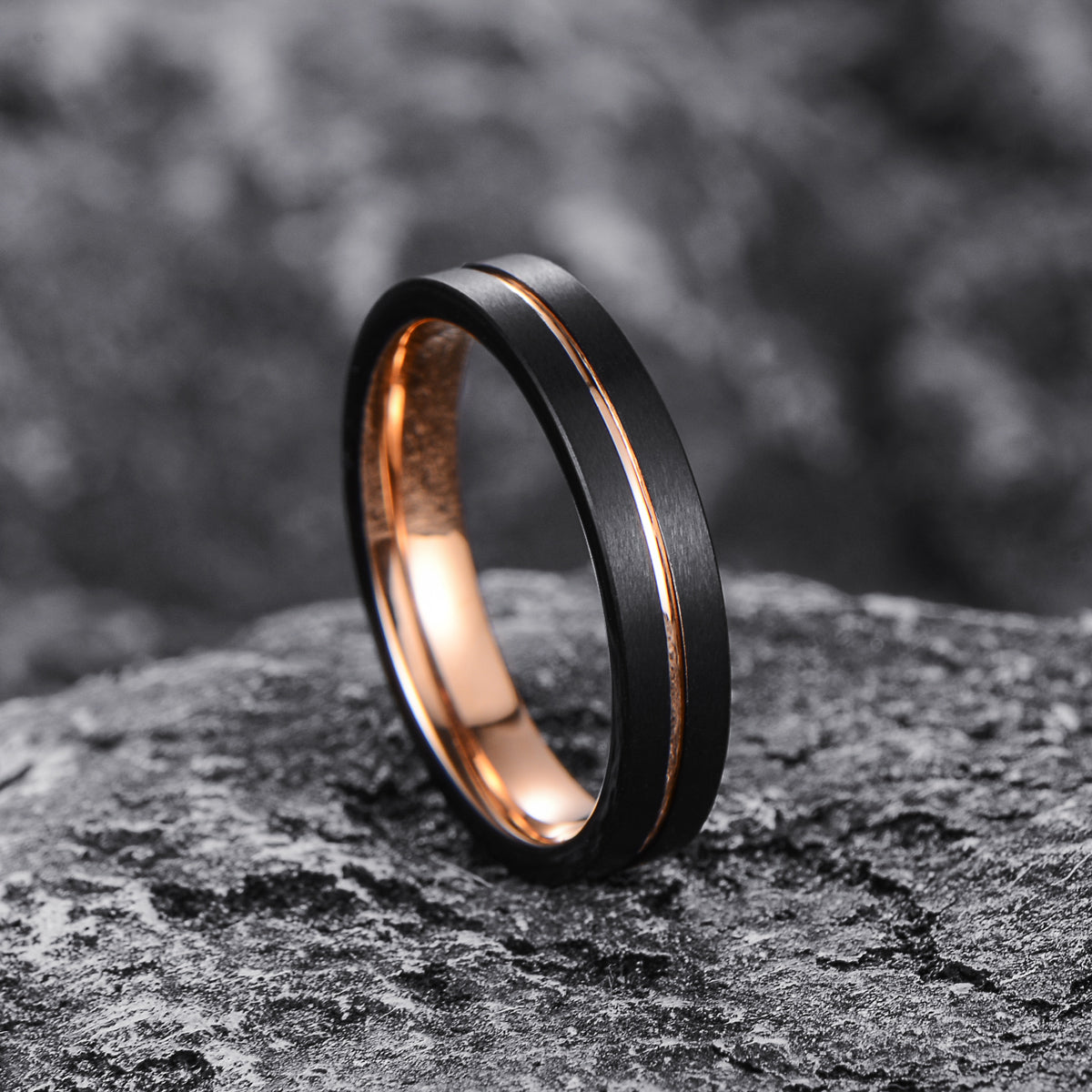 CAHCH CLASSIC 4MM TUNGSTEN RING