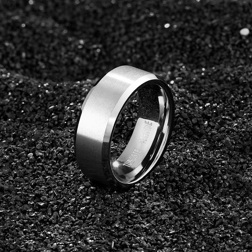 CAHCH BASIC 8MM TUNGSTEN RING