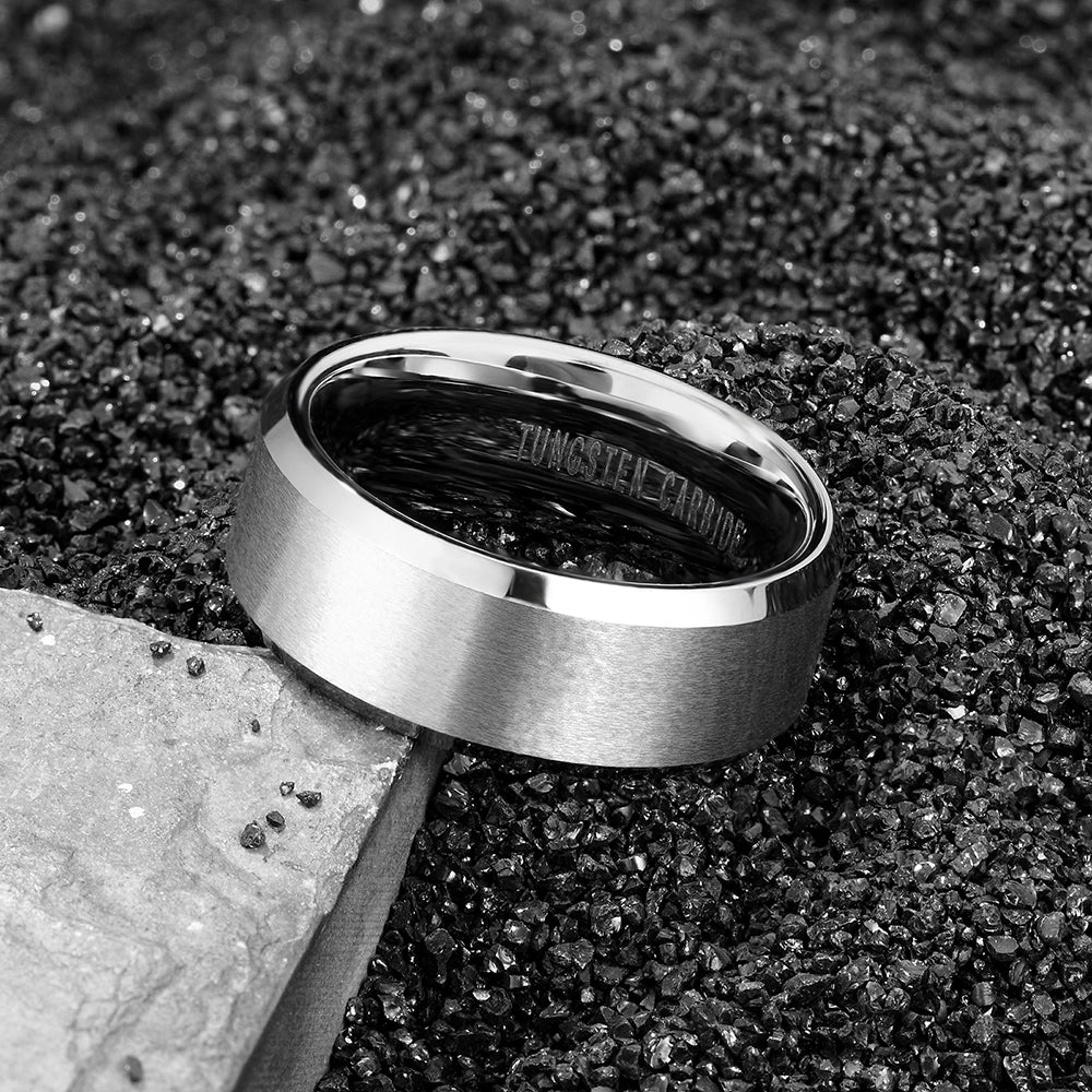 CAHCH BASIC 8MM TUNGSTEN RING