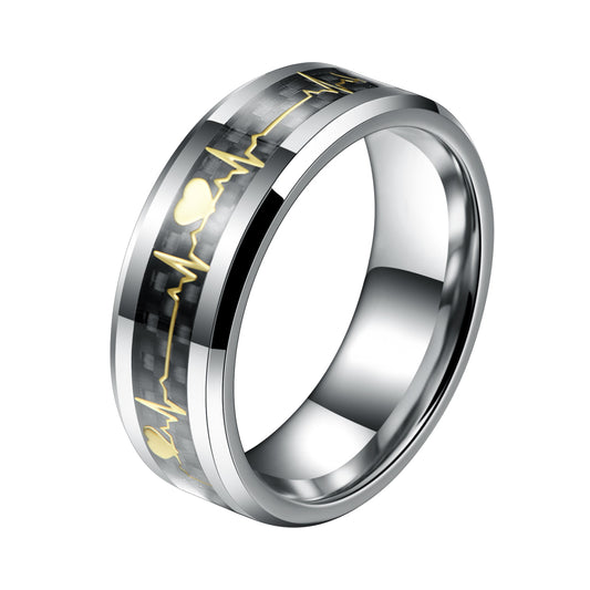 CAHCH DESIGN 8MM TUNGSTEN RING