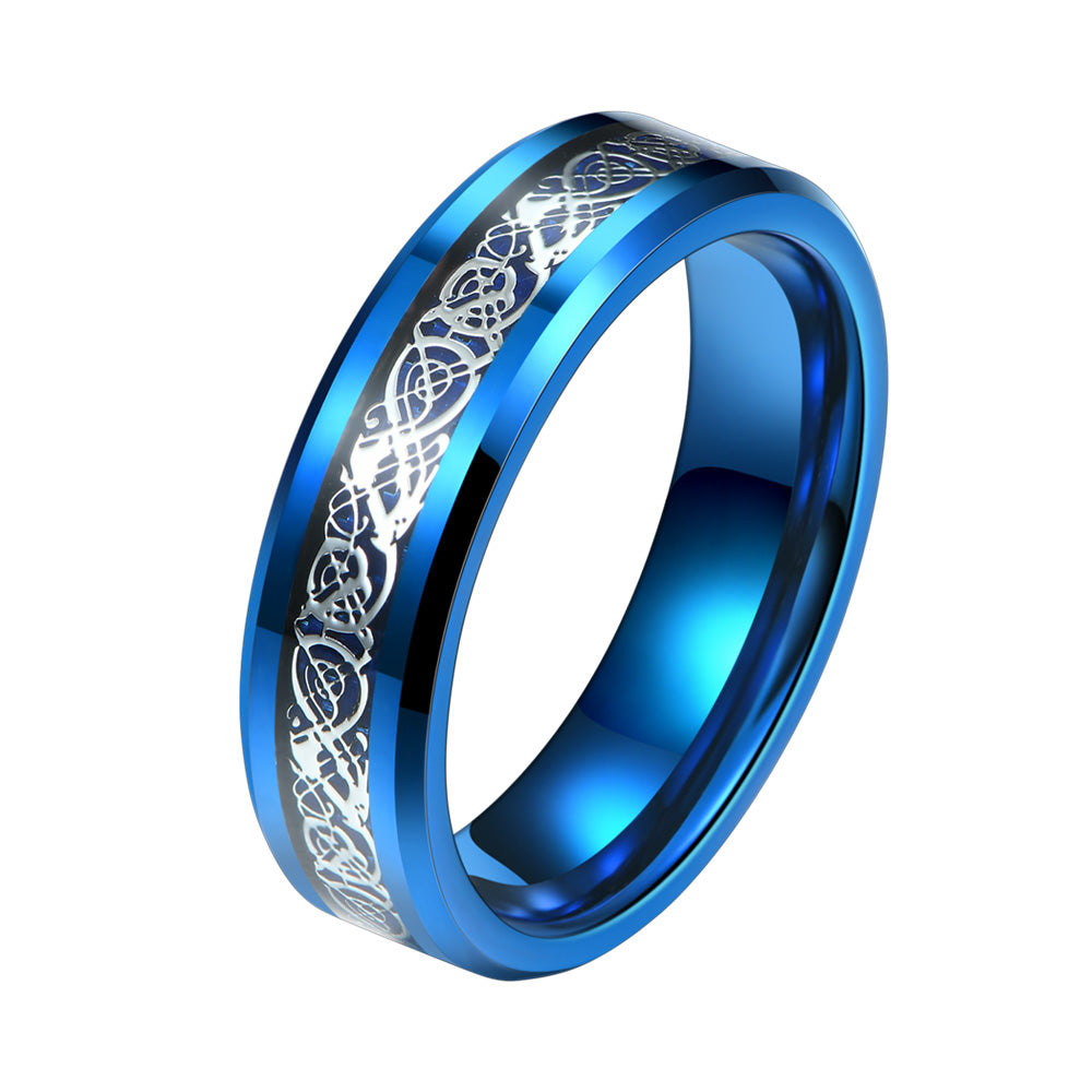 CAHCH DRAGON 6MM TUNGSTEN RING