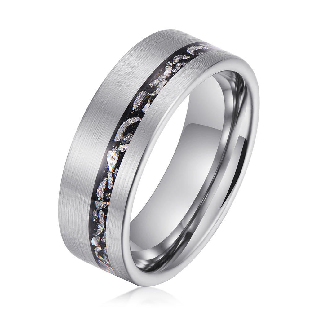 CAHCH NATURAL 8MM TUNGSTEN RING