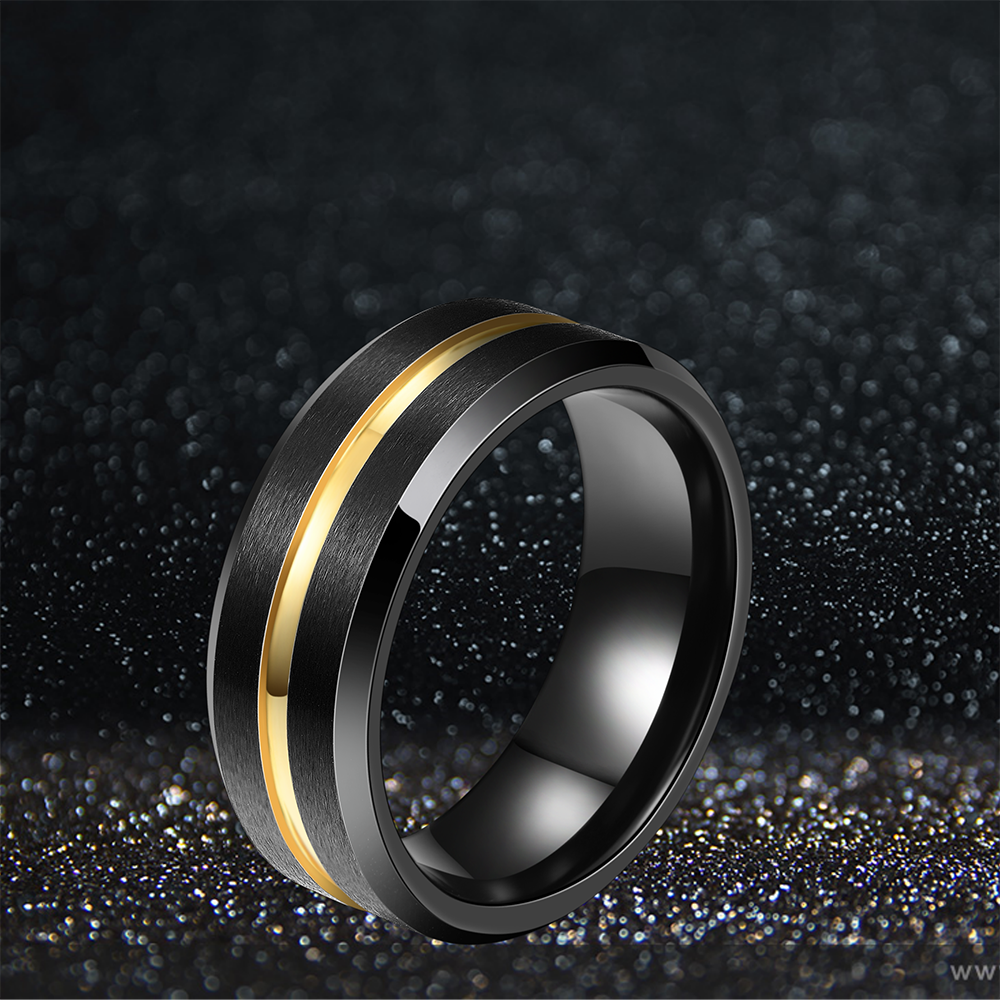 CAHCH CLASSIC 8MM TUNGSTEN RING