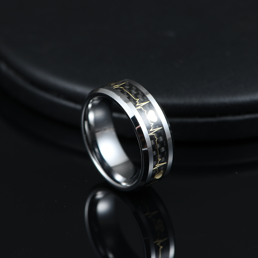 CAHCH DESIGN 8MM TUNGSTEN RING