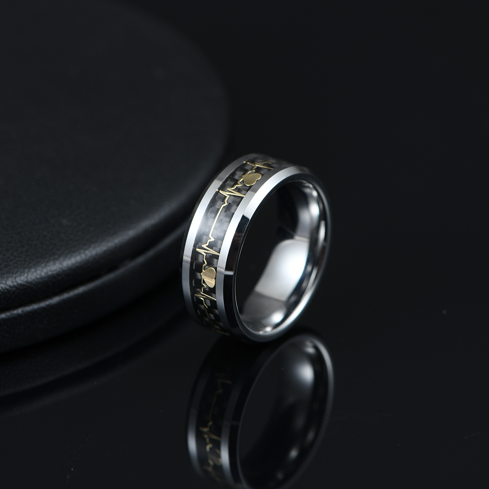 CAHCH DESIGN 8MM TUNGSTEN RING