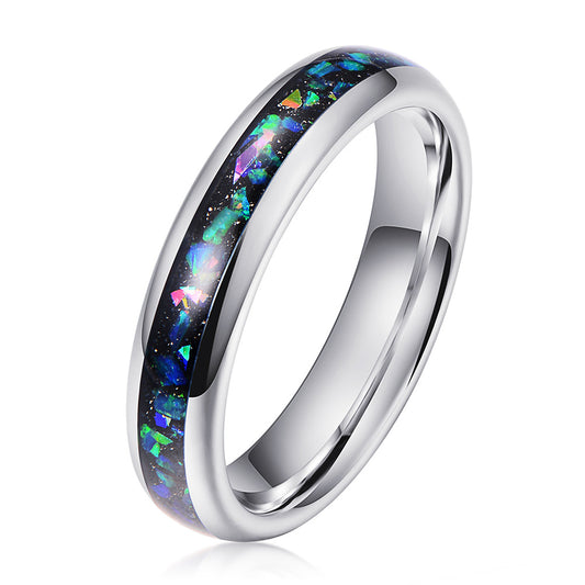 CAHCH STAR 4MM TUNGSTEN RING