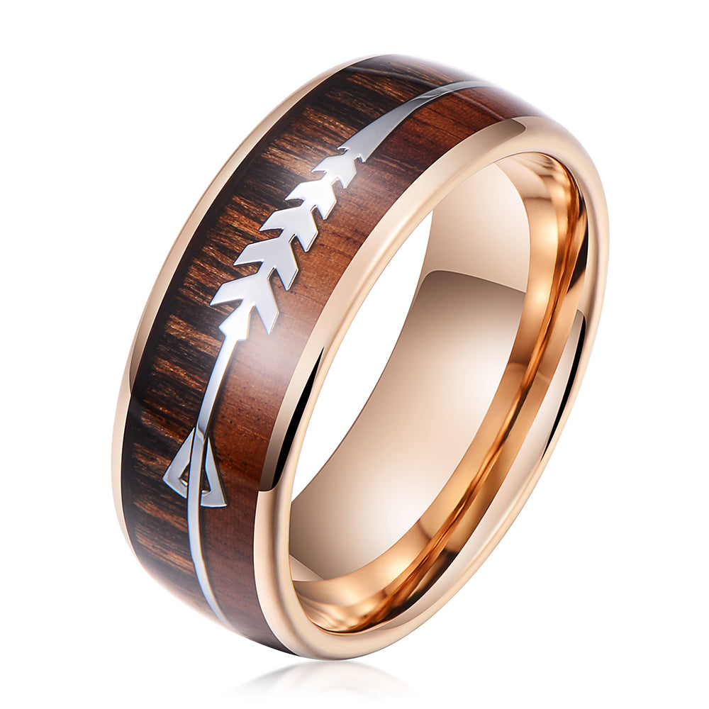 CAHCH NATURAL 8MM TUNGSTEN RING