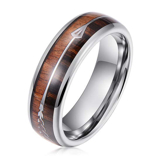 CAHCH NATURAL 6MM TUNGSTEN RING