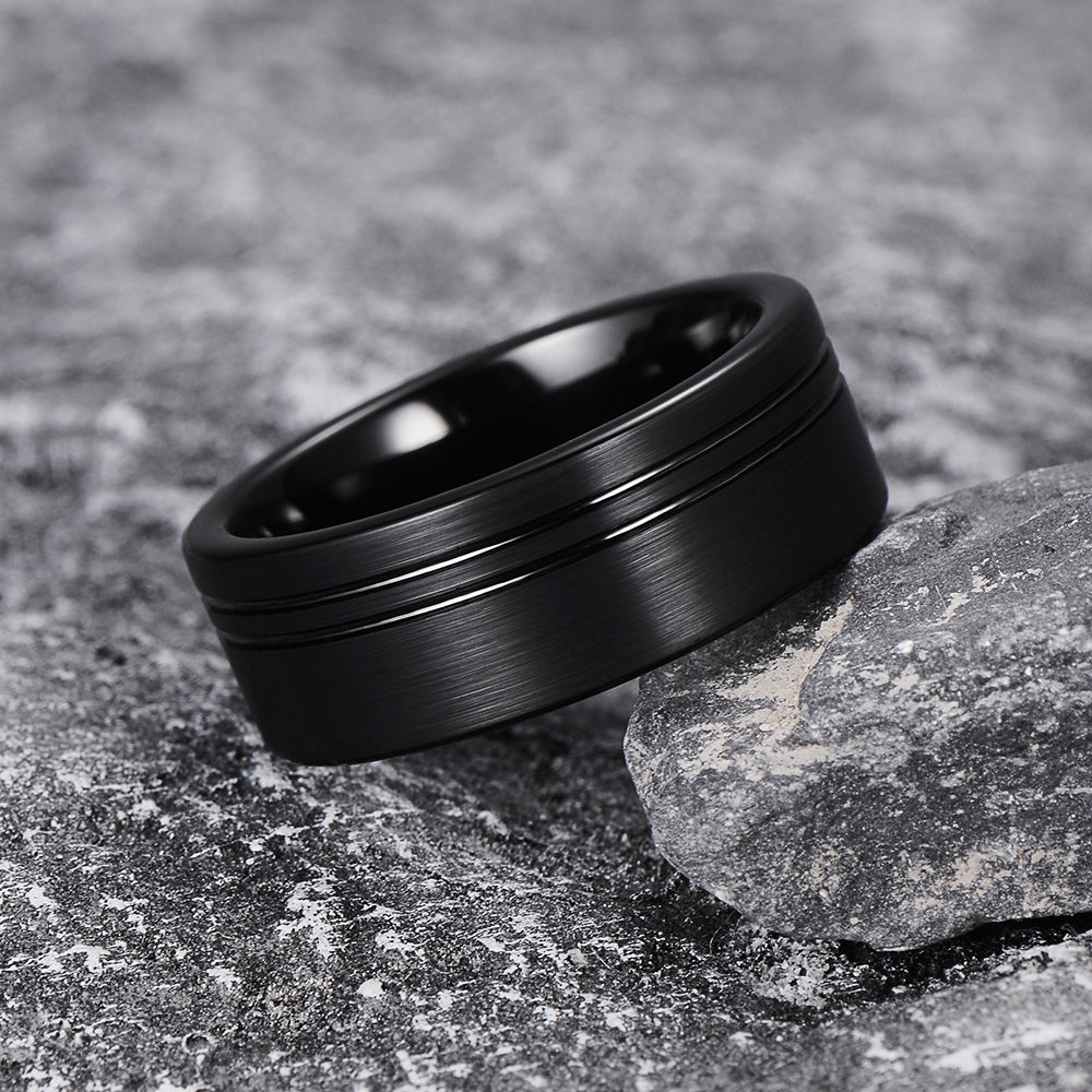 CAHCH CLASSIC 8MM TUNGSTEN RING