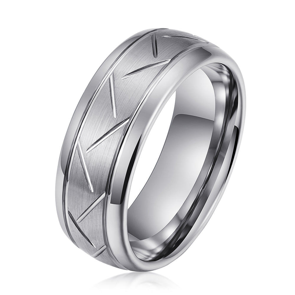 CAHCH CLASSIC 8MM TUNGSTEN RING