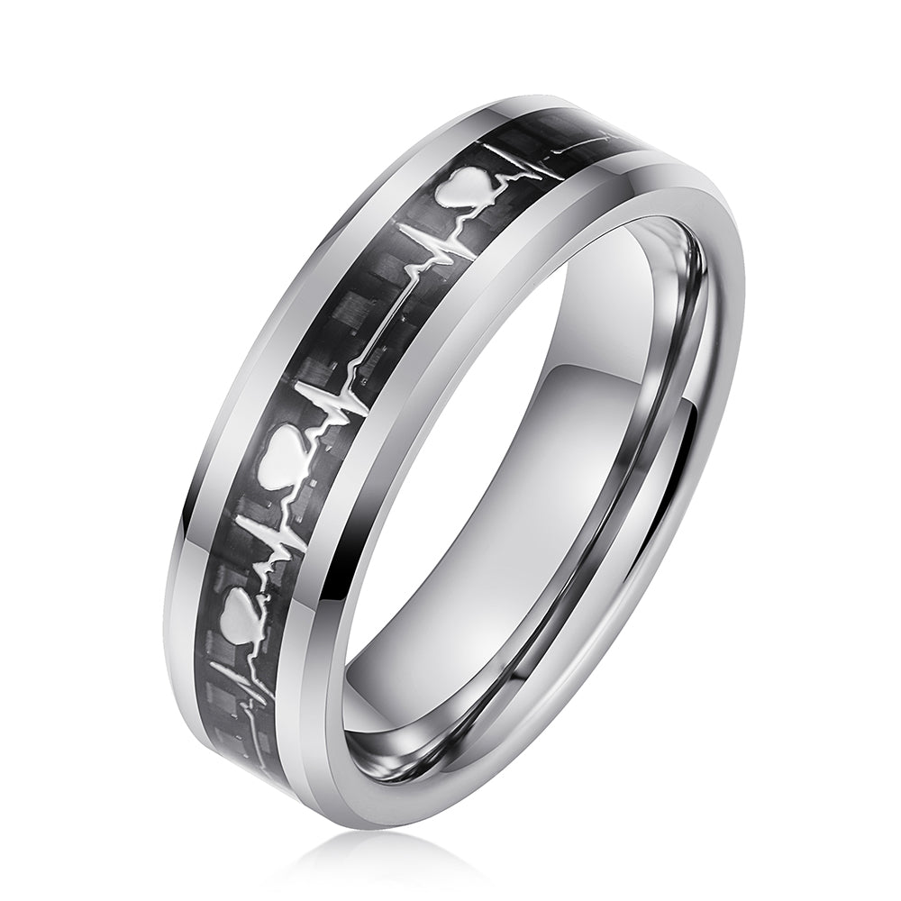 CAHCH DESIGN 6MM TUNGSTEN RING