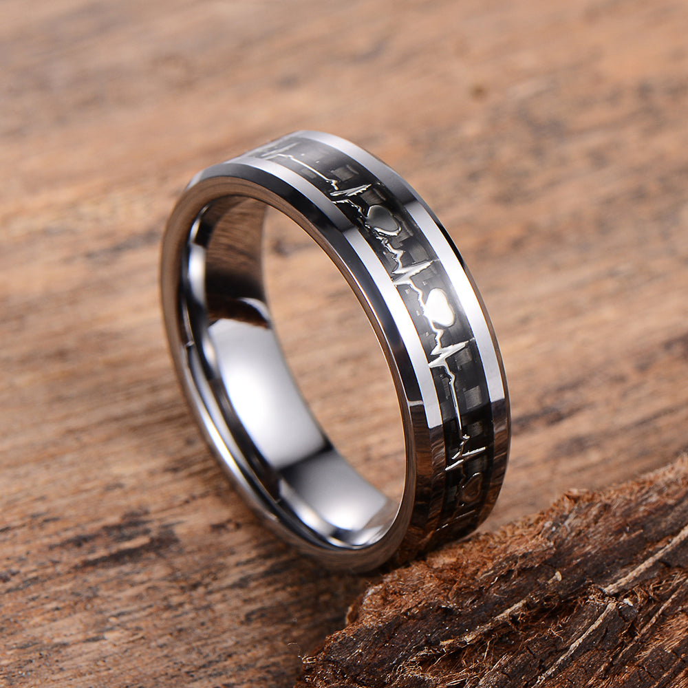 CAHCH DESIGN 6MM TUNGSTEN RING