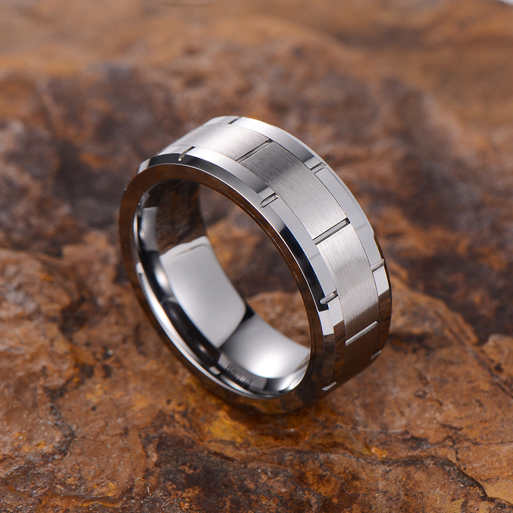 CAHCH CLASSIC 8MM TUNGSTEN RING