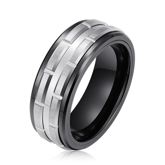 CAHCH CLASSIC 8MM TUNGSTEN RING