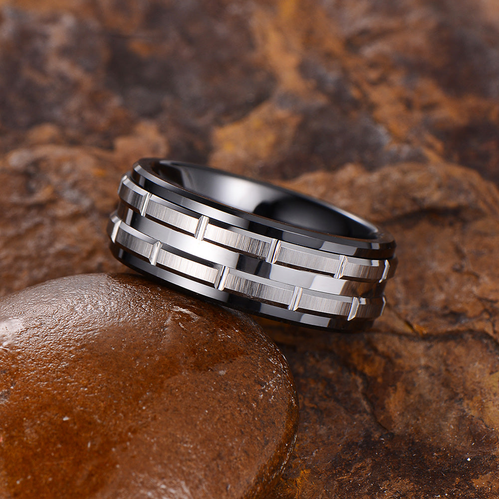 CAHCH CLASSIC 8MM TUNGSTEN RING