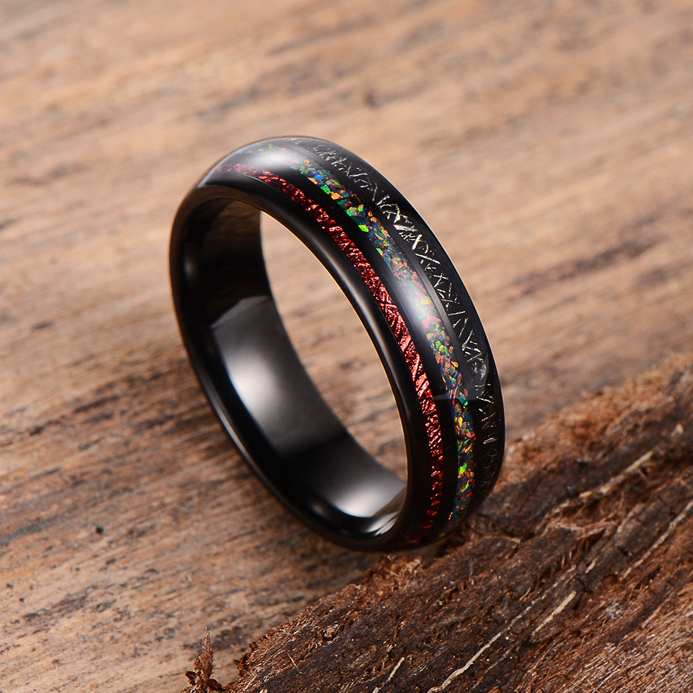 CAHCH STAR 6MM TUNGSTEN RING