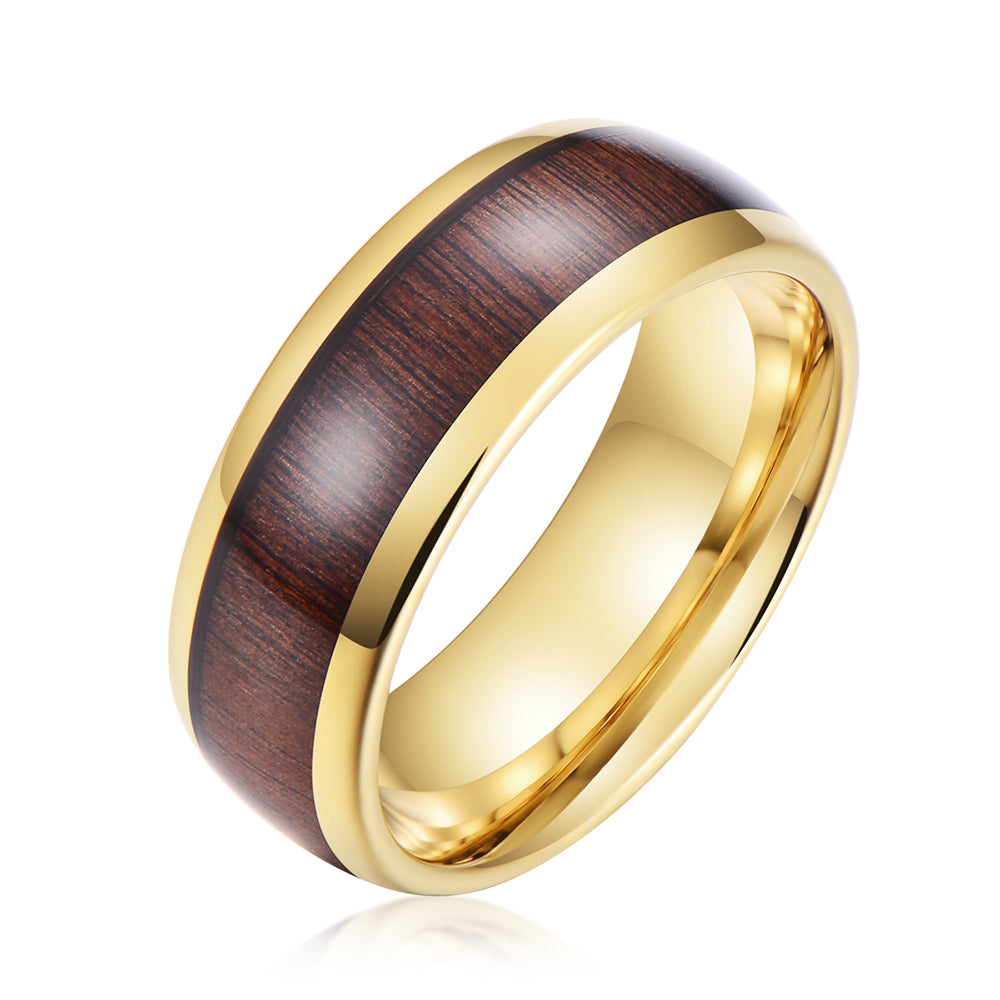 CAHCH NATURAL 8MM TUNGSTEN RING