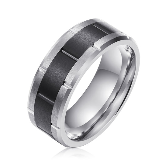 CAHCH CLASSIC 8MM TUNGSTEN RING