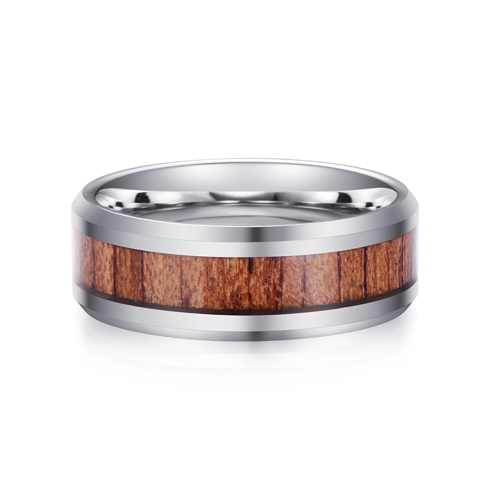 CAHCH NATURAL 8MM TUNGSTEN RING