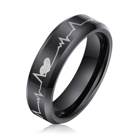 CAHCH DESIGN 6MM TUNGSTEN RING