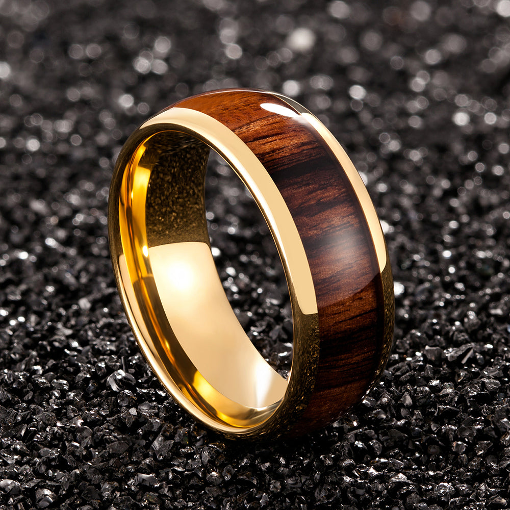 CAHCH NATURAL 8MM TUNGSTEN RING