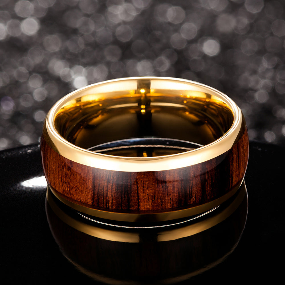 CAHCH NATURAL 8MM TUNGSTEN RING