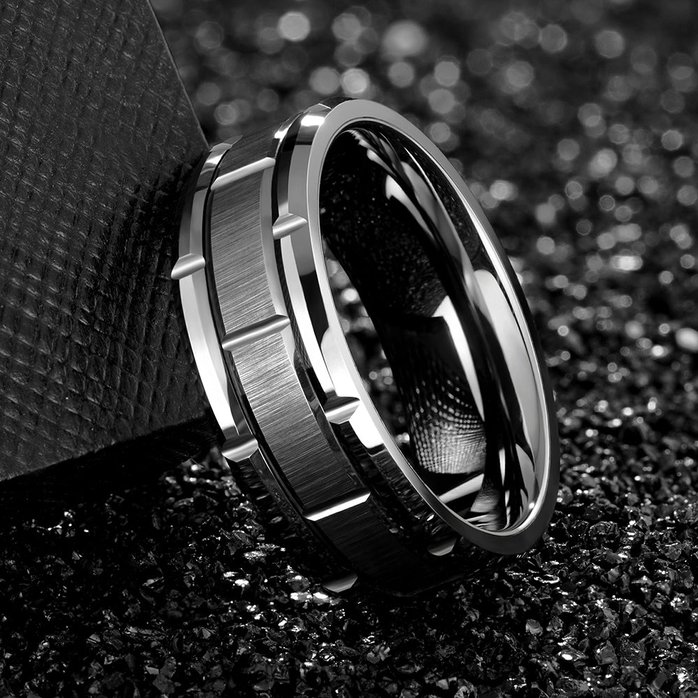 CAHCH CLASSIC 8MM TUNGSTEN RING