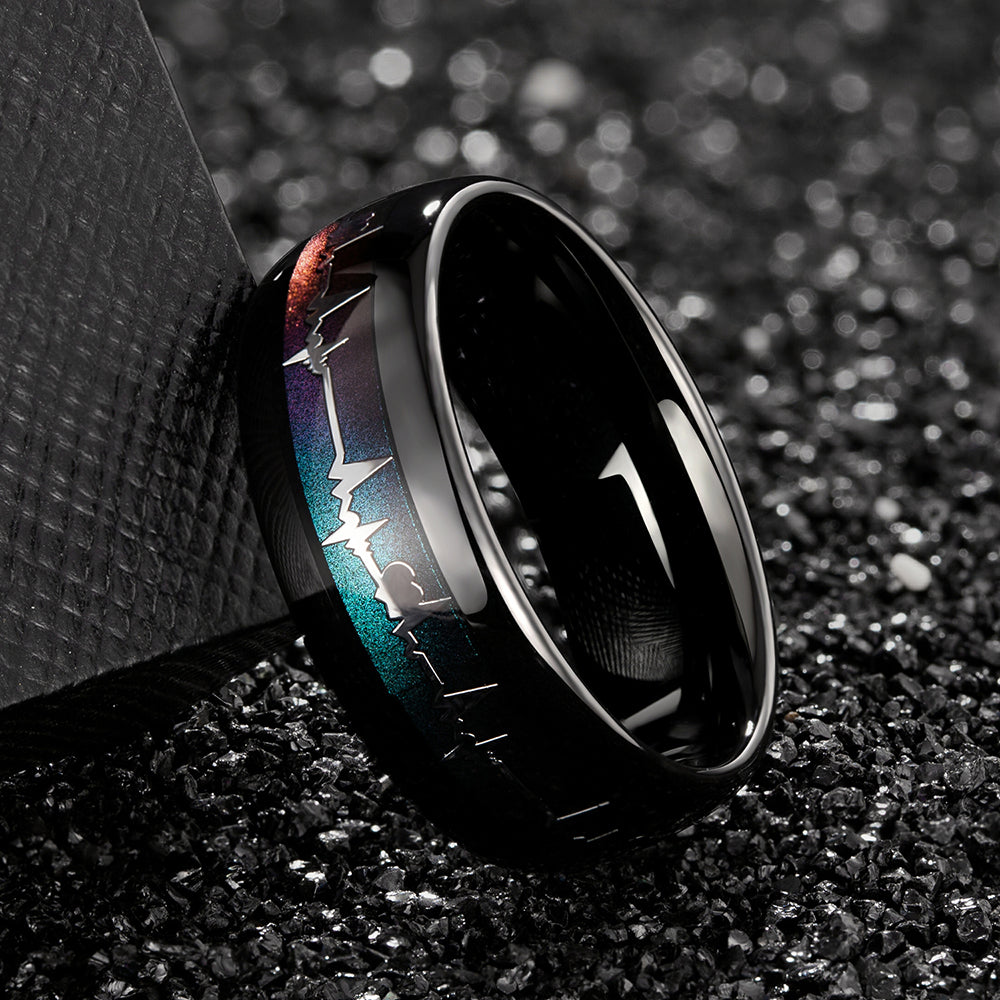 CAHCH DESIGN 8MM TUNGSTEN RING