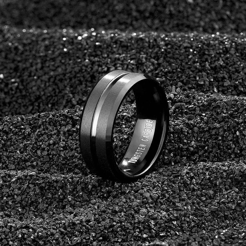 CAHCH CLASSIC 8MM TUNGSTEN RING