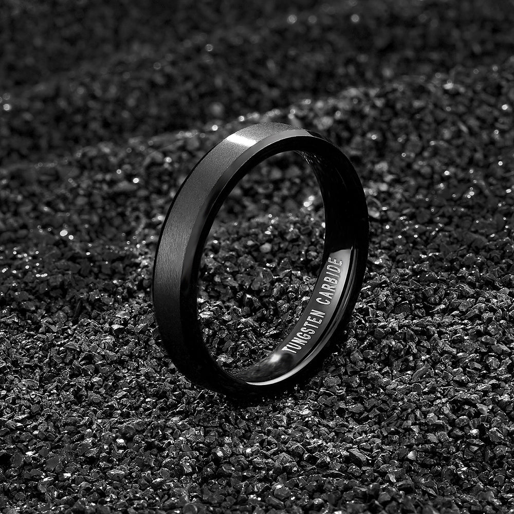 CAHCH BASIC 4MM TUNGSTEN RING