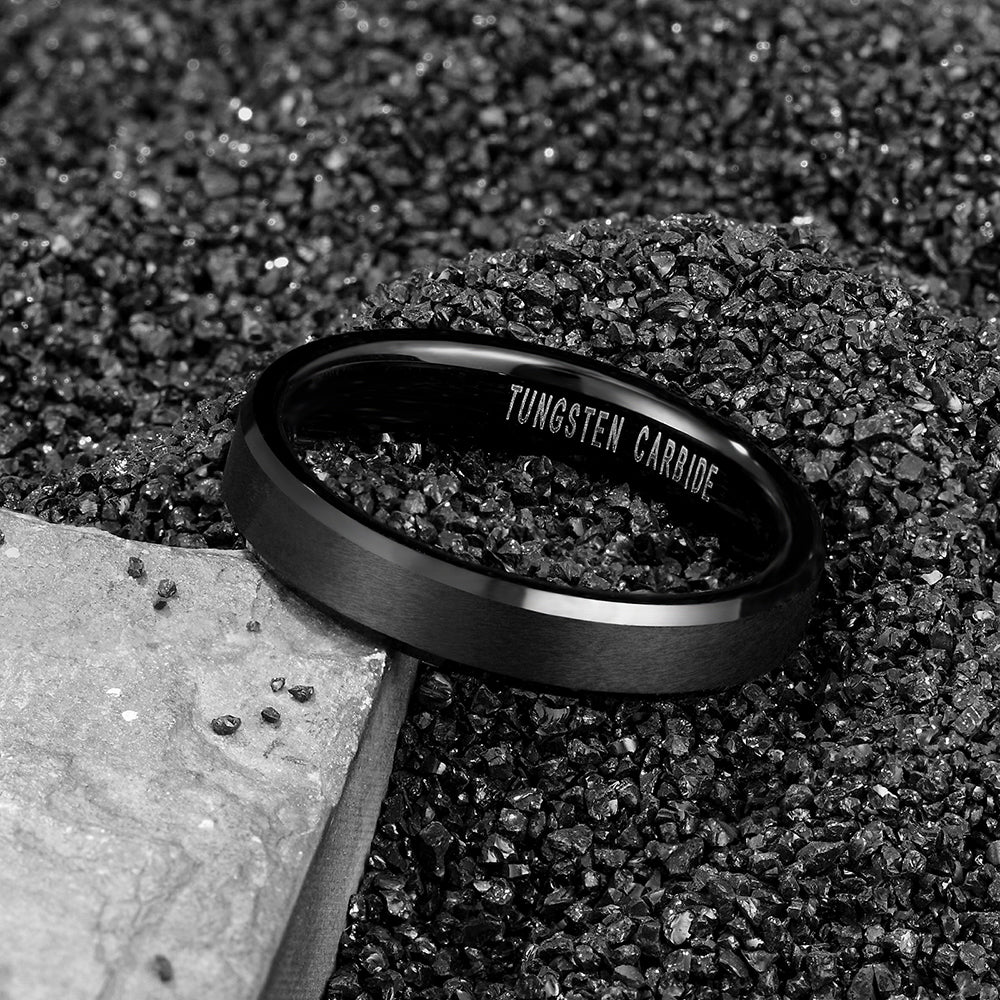 CAHCH BASIC 4MM TUNGSTEN RING