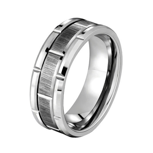 CAHCH CLASSIC 8MM TUNGSTEN RING